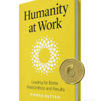 Humanity at Work Book Cover By Pierre Battah